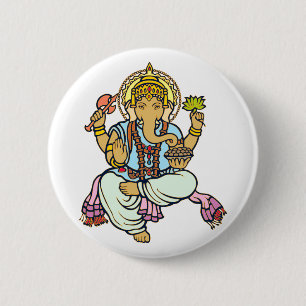Bóton Redondo 5.08cm Ganesha