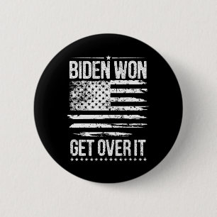 Bóton Redondo 5.08cm Ganhará Por Isso Usa Flag Engraçado Biden Harris