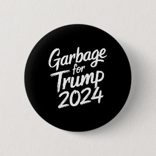 Bóton Redondo 5.08cm Garge Para Trump 2024 Não Somos Garge Vote Trump 