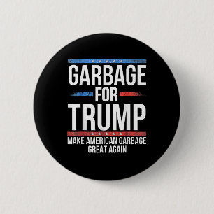 Bóton Redondo 5.08cm _garge Para Trump Faça o Garge Americano Grande No