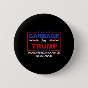 Bóton Redondo 5.08cm Garge para Trump Faça o Garge Americano Grande Nov