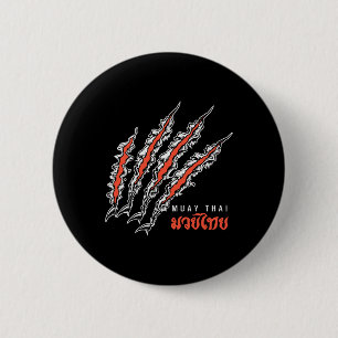 Bóton Redondo 5.08cm Garra de Tigre Muay Thai Mma Luta de Rua Kickboxin