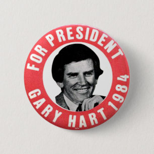Bóton Redondo 5.08cm Gary Hart - botão