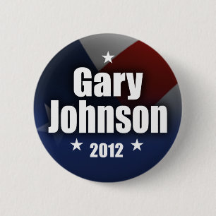 Bóton Redondo 5.08cm Gary Johnson 2012