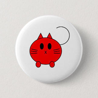 Bóton Redondo 5.08cm Gato de Kawaii Neko Linux