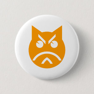 Bóton Redondo 5.08cm Gato Emoji de Poupança