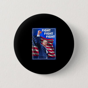 Bóton Redondo 5.08cm Gavin Newsom Trolling Trump Guerra de Meme Briga B