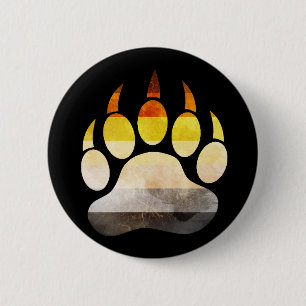 Bóton Redondo 5.08cm Gay Bear Paw