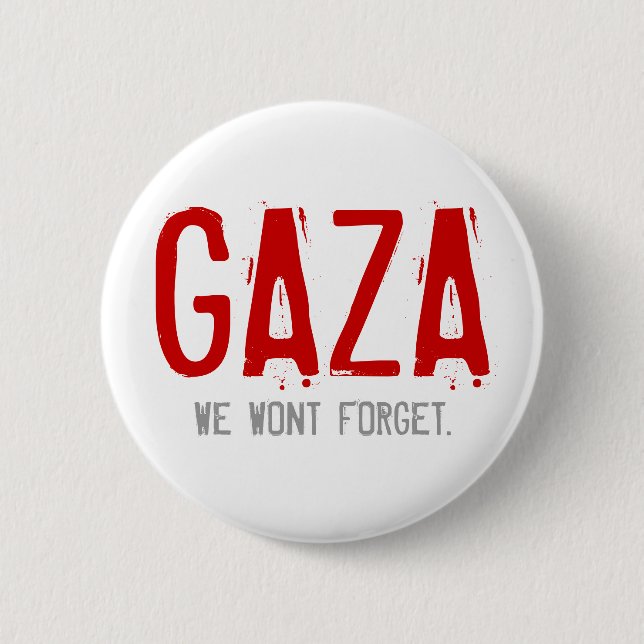 BÓTON REDONDO 5.08CM GAZA, GUERRA DE 2008-2009 (Frente)