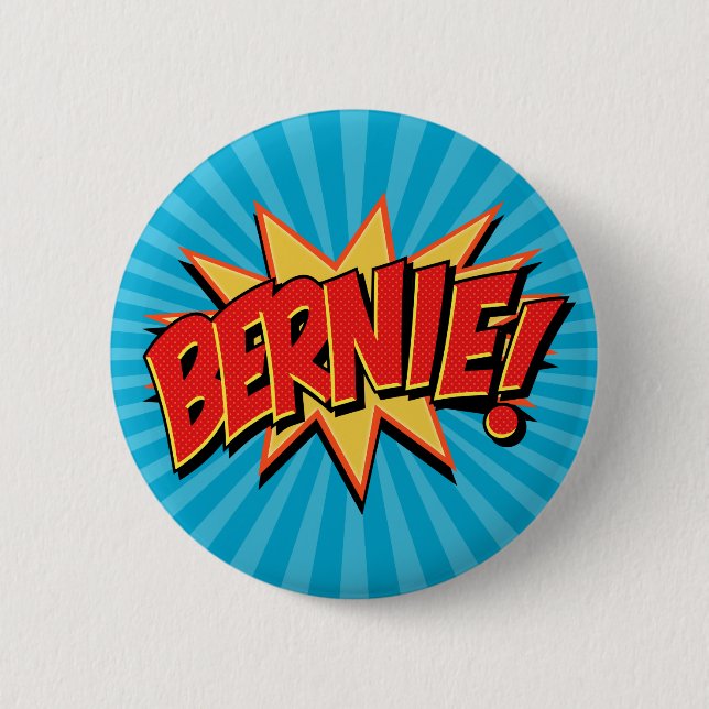 Bóton Redondo 5.08cm Geeks 4 Bernie da história em quadrinhos (Frente)