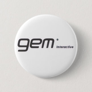 Bóton Redondo 5.08cm gem Interactive button,gem interactive
