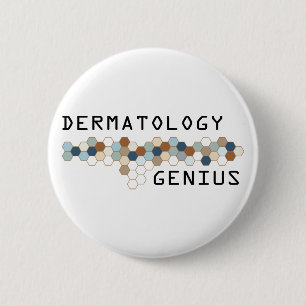 Bóton Redondo 5.08cm Gênio da dermatologia