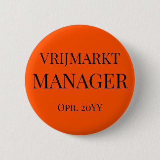Bóton Redondo 5.08cm Gepersonaliseerde Koningsdag Functie-Button - 