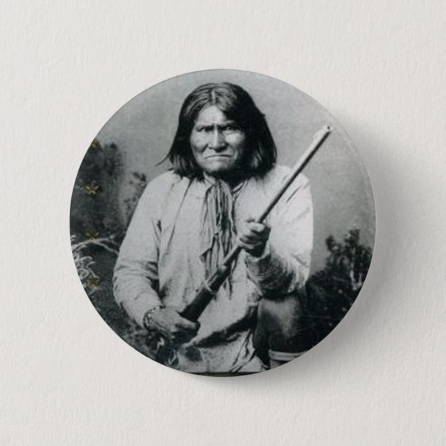 Bóton Redondo 5.08cm Geronimo (Frente)