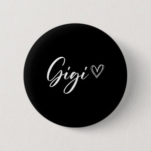 Bóton Redondo 5.08cm Gigi Para Avó Avó, Avó Anunciando Mães