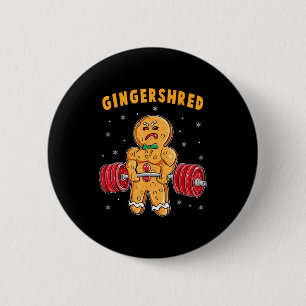 Bóton Redondo 5.08cm Gingershred Engraçado Homem de Biscoito de Gengibr