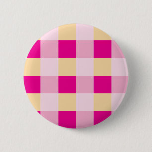 Bóton Redondo 5.08cm Gingham Pattern
