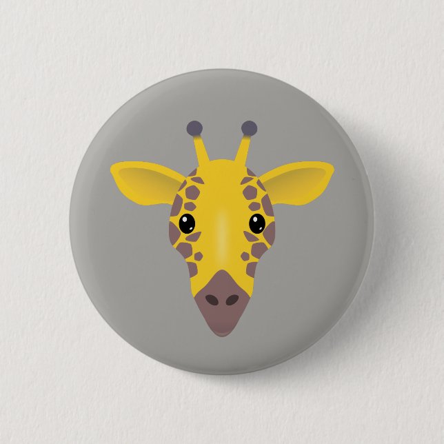 Bóton Redondo 5.08cm Girafa (Frente)