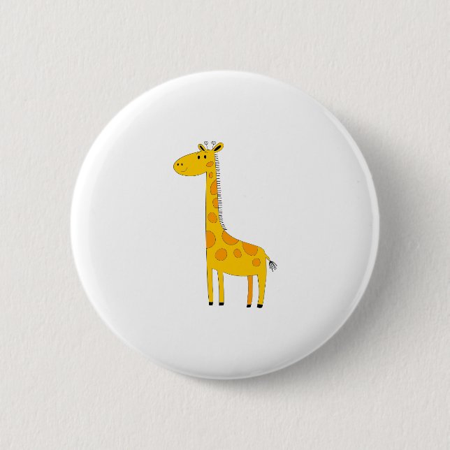 Bóton Redondo 5.08cm Giraffe  (Frente)