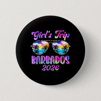 Bóton Redondo 5.08cm Girls Trip Barbados 2026 Summer Trip Weekend