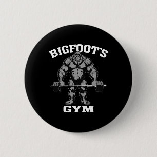 Bóton Redondo 5.08cm Giro Bigfoot Funny Sasquatch Bodybuilding Welif