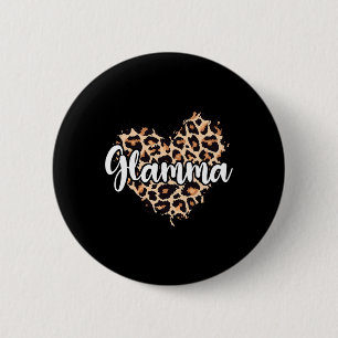 Bóton Redondo 5.08cm Glamma Leopardo