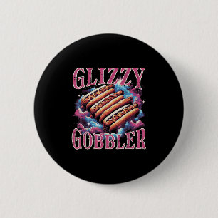 Bóton Redondo 5.08cm Glizzy Gobbler Hotdog Engraçado Comida Homens Mulh