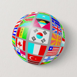 Bóton Redondo 5.08cm Globo de Sinalizadores