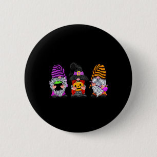 Bóton Redondo 5.08cm Gnomos de Halloween Cute Outono Abóbora Fall Fun H