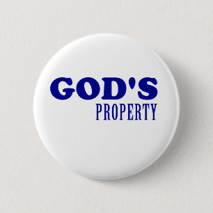 Bóton Redondo 5.08cm God's Property