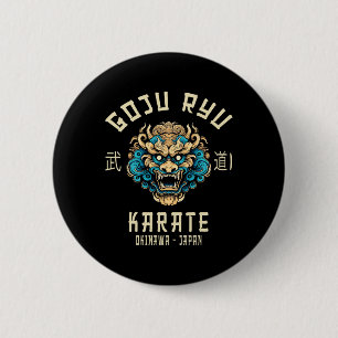 Bóton Redondo 5.08cm Goju Ryu Martial Arts Clothing Co. Goju Ryu Karate