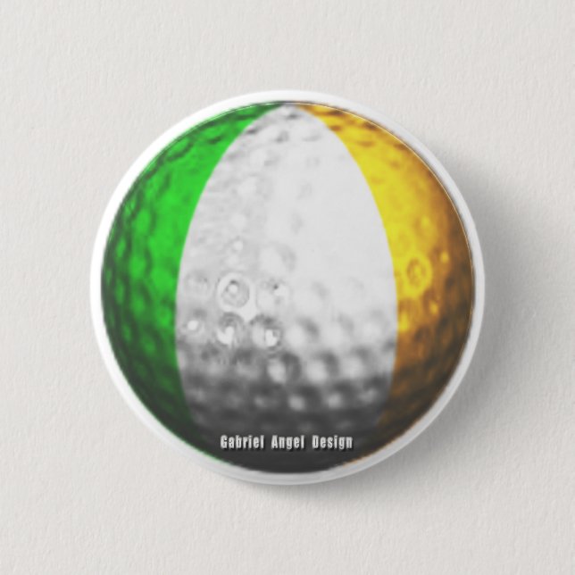 Bóton Redondo 5.08cm Golfe Irlandês (Frente)