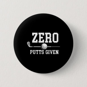 Bóton Redondo 5.08cm Golfe Jogador Golfeiro Piadas Engraçadas Sem Putt