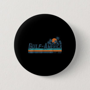 Bóton Redondo 5.08cm Golfo Da América Dos Eua Leste 2025 Bandeira Ameri