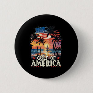 Bóton Redondo 5.08cm Golfo De Bandeira Americana 2025