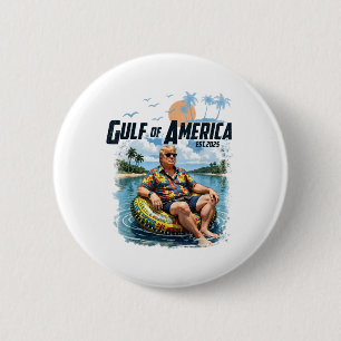 Bóton Redondo 5.08cm Golfo De Bandeira Americana 2025