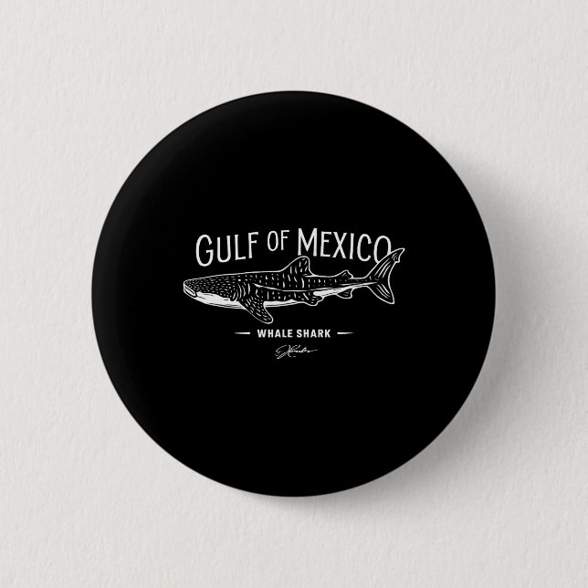 Bóton Redondo 5.08cm Golfo Do México (Frente)