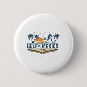 Bóton Redondo 5.08cm Golfo do México Camisa Golfo Da América 2025