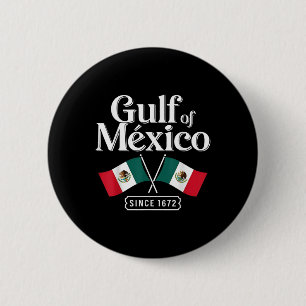 Bóton Redondo 5.08cm Golfo Do México Desde 1672 Trump 2025 Retro Vintag