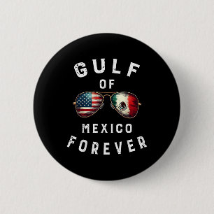 Bóton Redondo 5.08cm Golfo Do México Presidente Trump Golfo Dos Eua