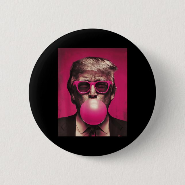 Bóton Redondo 5.08cm Goma-Bola-Bola-De-Bolo Rosa (Frente)