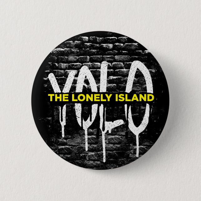 Bóton Redondo 5.08cm Gotejamento do tijolo (Frente)