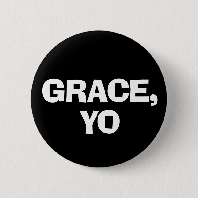 Bóton Redondo 5.08cm Grace Yo (Frente)