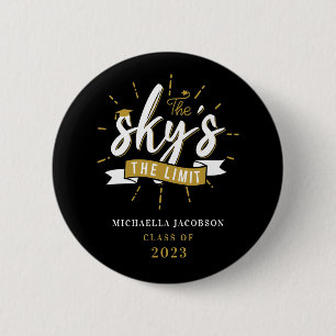 Bóton Redondo 5.08cm Graduação 2025 O céu é o limite personalizado