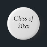 Bóton Redondo 5.08cm Graduação de classe de 20xx adicionar texto do nom<br><div class="desc">Design</div>