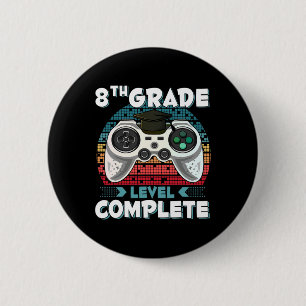 Bóton Redondo 5.08cm Graduação Graduada Grau Grau Graduação Gamer 8º Gr