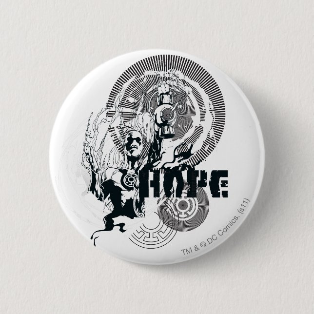 Bóton Redondo 5.08cm Gráfico azul 4 da lanterna (Frente)