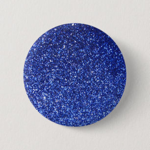 Bóton Redondo 5.08cm Gráfico de brilho azul escuro
