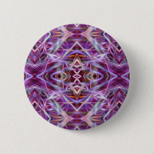Bóton Redondo 5.08cm Gráfico Rosa Mandala