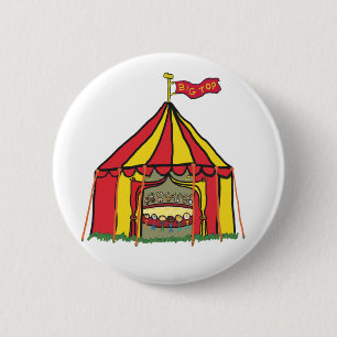 Bóton Redondo 5.08cm Grande tenda de circo superior